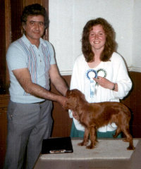 Aged 15 winning both Puppy and Adult ringcraft handling competition with Buddy aged 9mths Aged 15 winning both Puppy and Adult ringcraft handling competition with Buddy aged 9mths